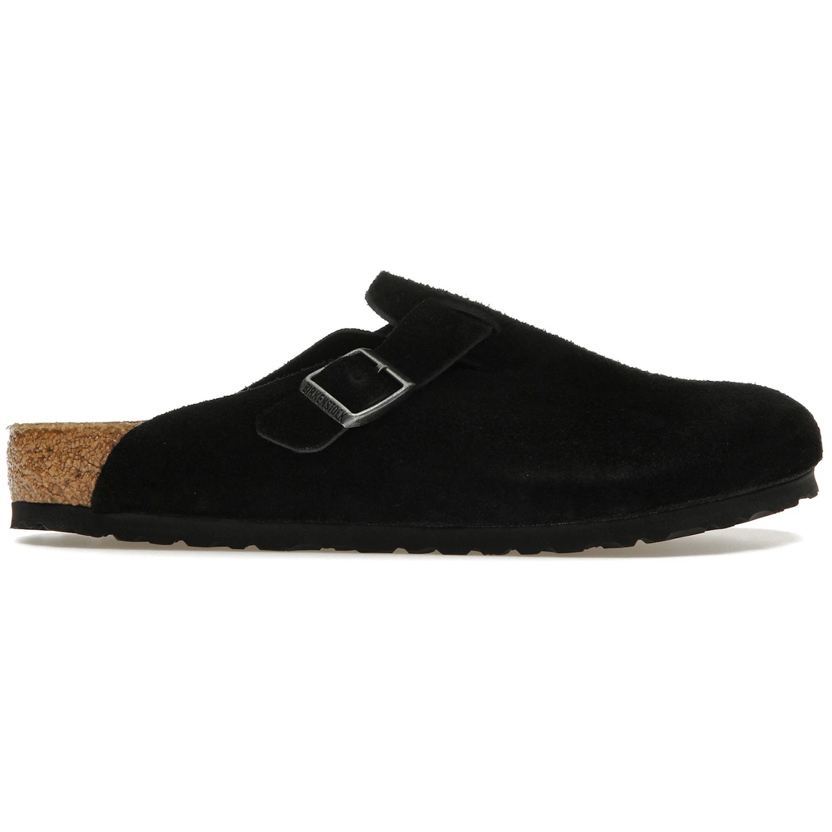 Birkenstock Boston Black Suede
